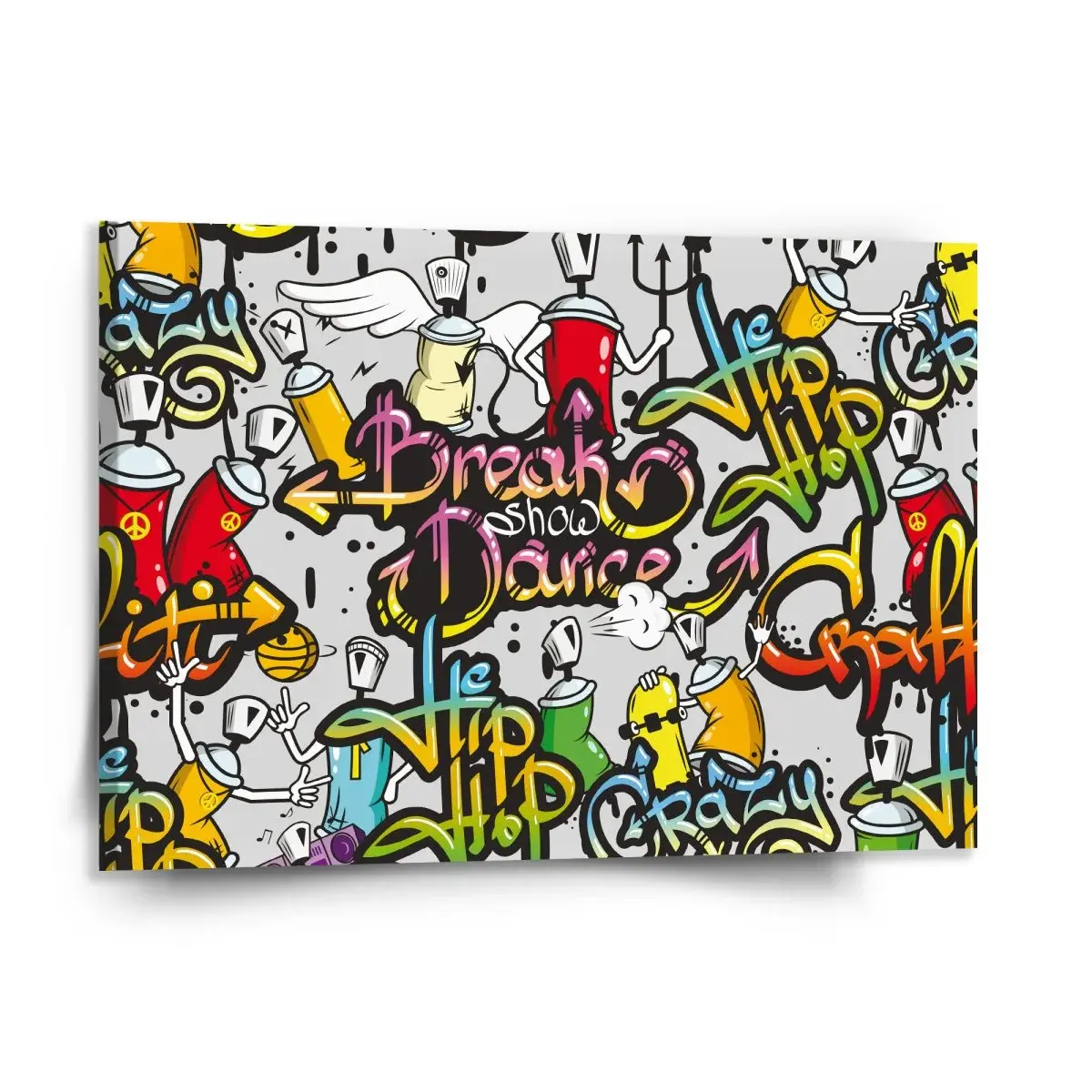 Obraz Graffiti - 150x110 cm