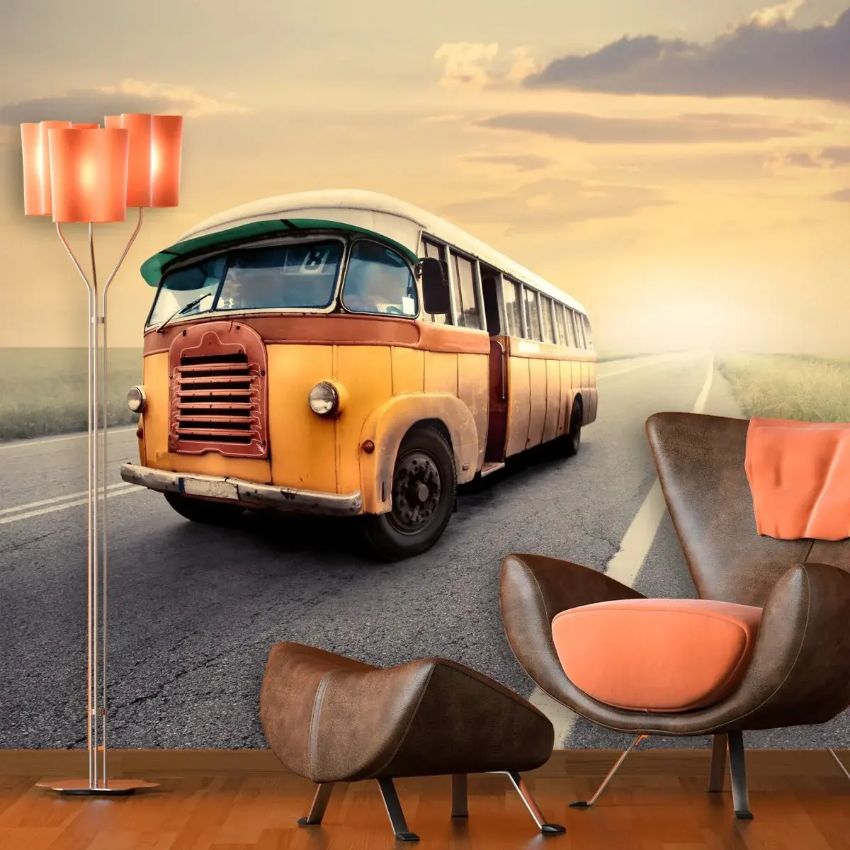 Tapeta Autobus veterán - 208x125 cm