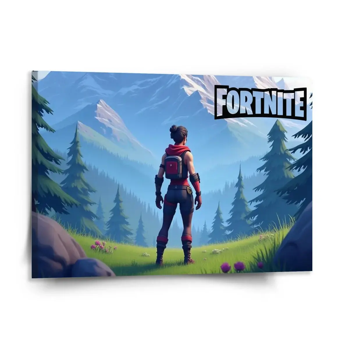 Obraz FORTNITE Horská krajina - 150x110 cm