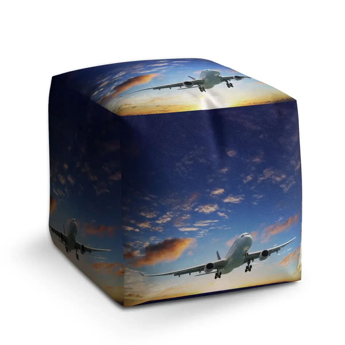 Taburet Cube Letadlo 2 - 40x40x40 cm