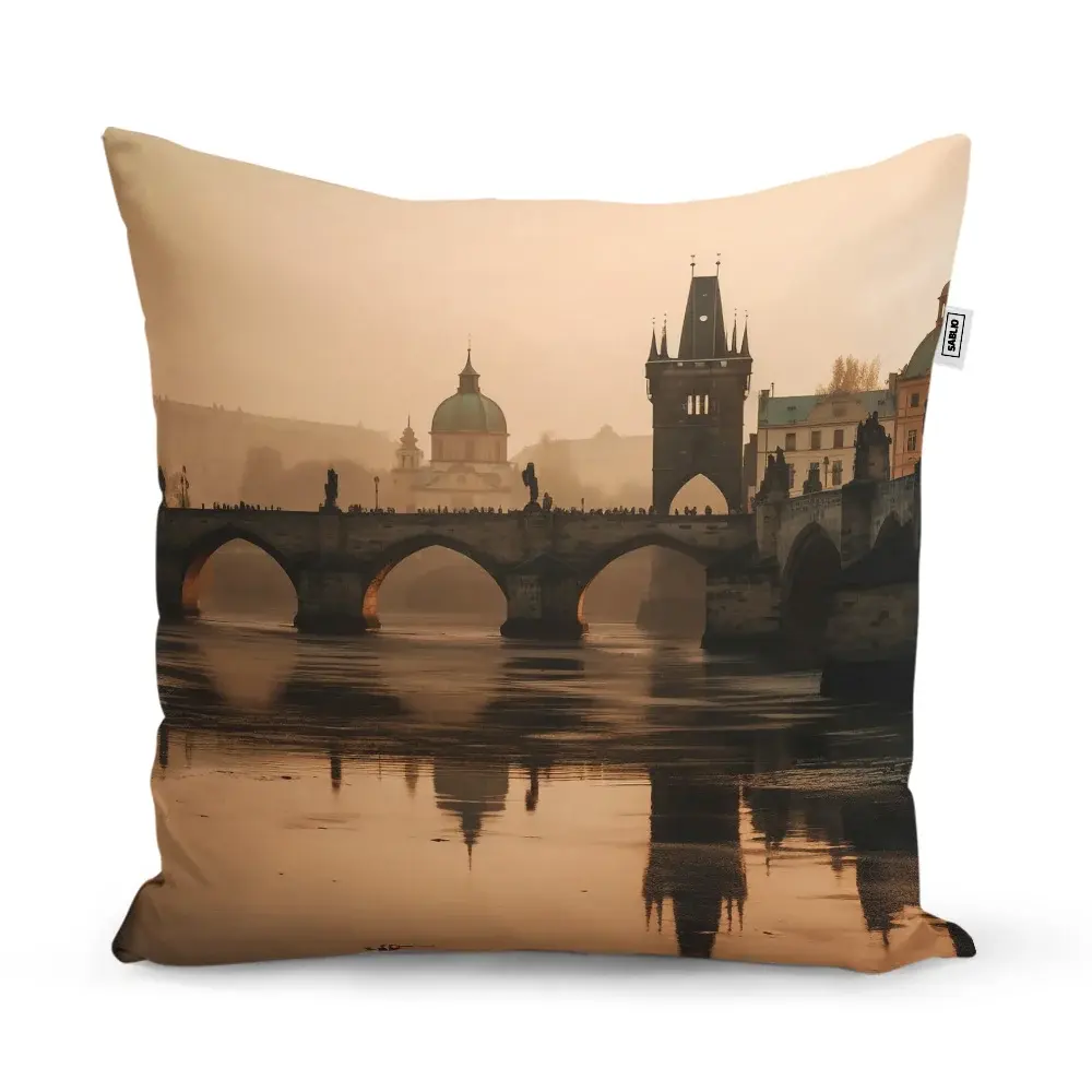 Polštář Praha Karlův most 1 - 60x60 cm