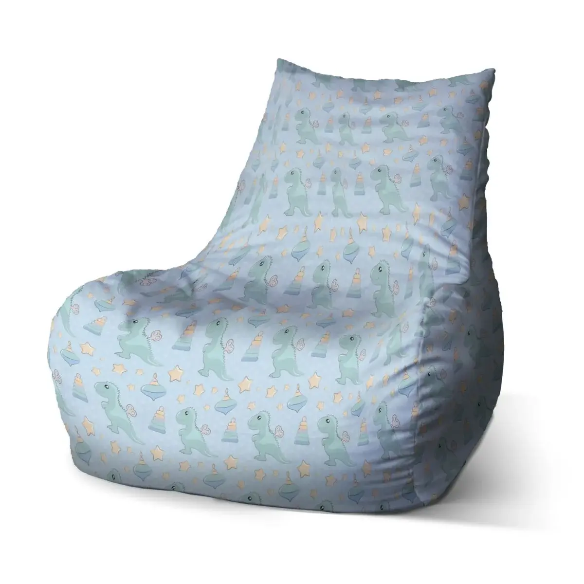 Sedací vak Bean Natahovací dinosaurus - 100 x 90 x 45 cm