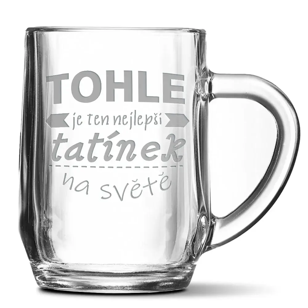 Půllitr Tohle je ten nejlepší tatínek na světě: 0,5