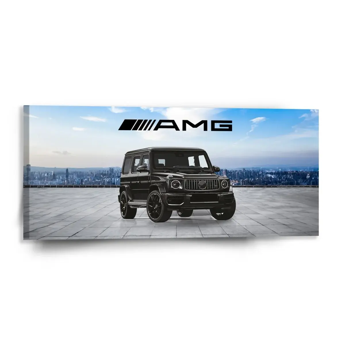 Obraz AMG auto - 110x50 cm
