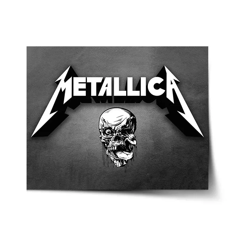 Plakát METALLICA Lebka Šedá - 60x40 cm