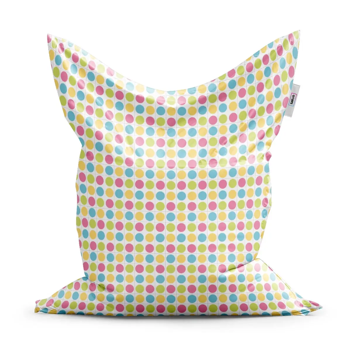 Sedací vak Classic Veselé barevné puntíky - 200x140 cm