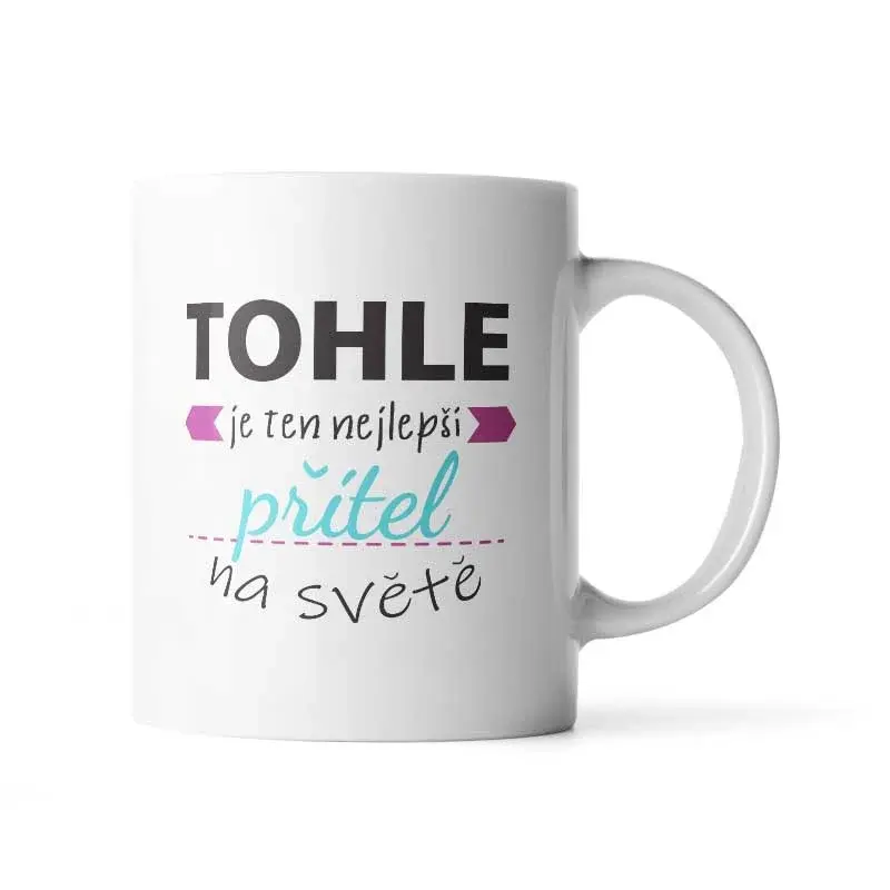 Hrnek Tohle je ten nejlepší přítel na světě - 890 ml - XXL