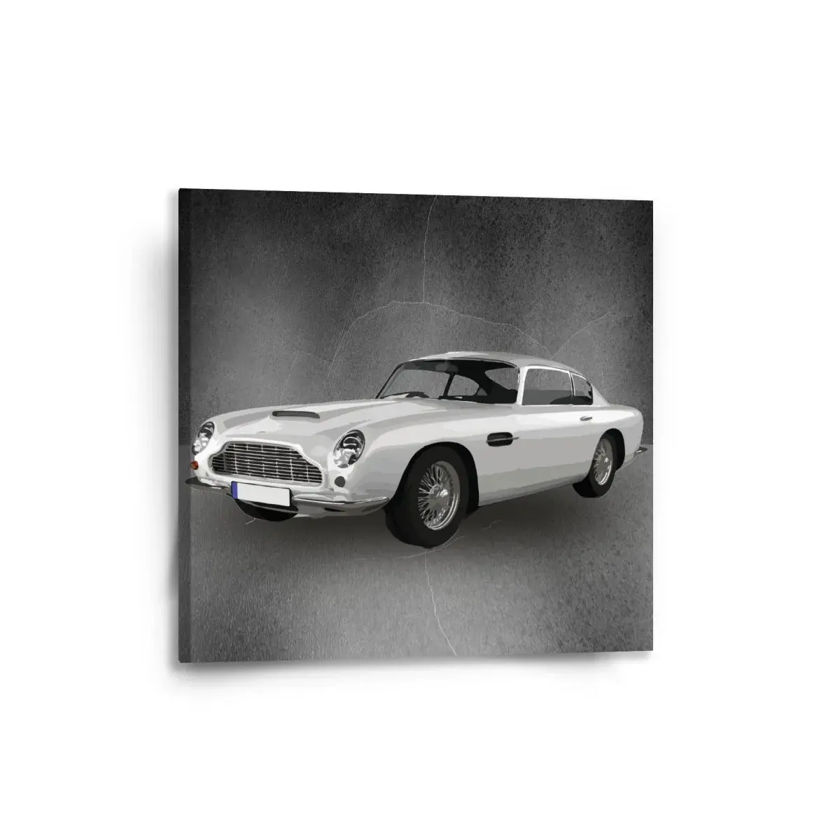 Obraz Aston Martin Tmavé pozadí - 50x50 cm