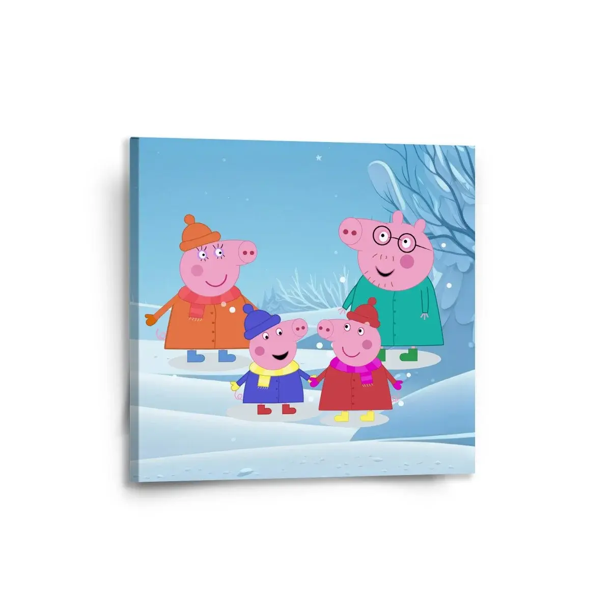 Obraz Prasátko Pepina Rodina - 50x50 cm