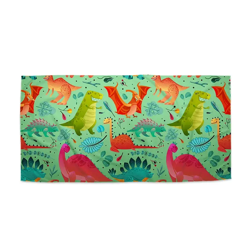Ručník Dinosauři v trávě - 70x140 cm