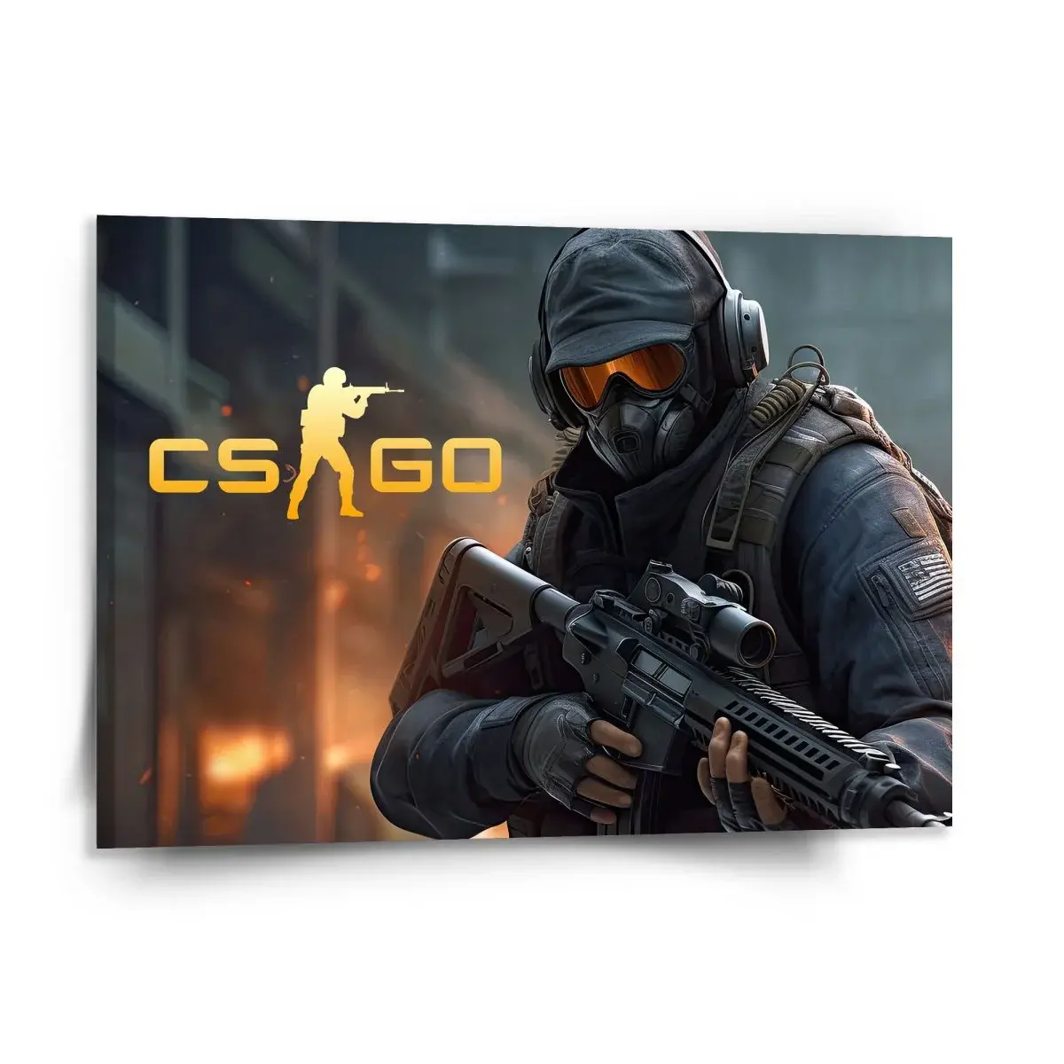 Obraz CS:GO Voják 2 - 150x110 cm