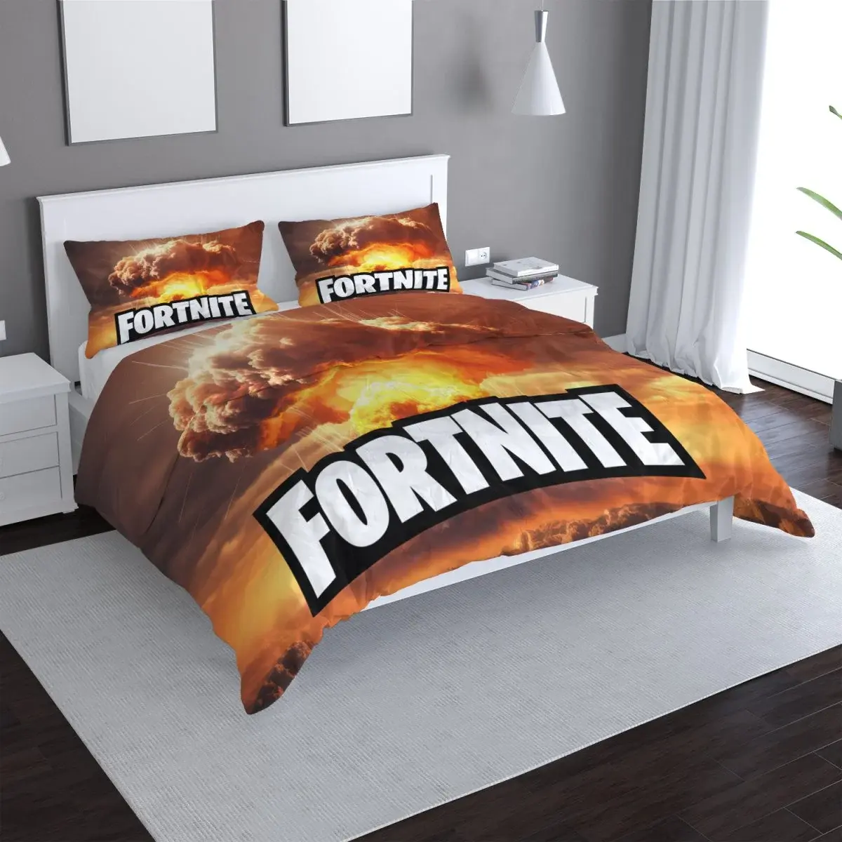 Povlečení FORTNITE Exploze - 140x220 / 90x70