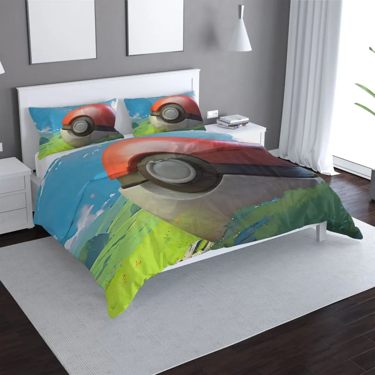 Povlečení Pokemon ball Krajina