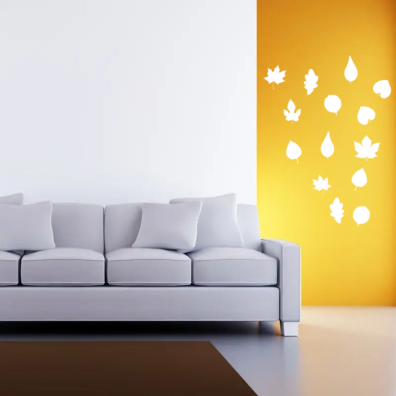Samolepka na zeď: Podzimní listí