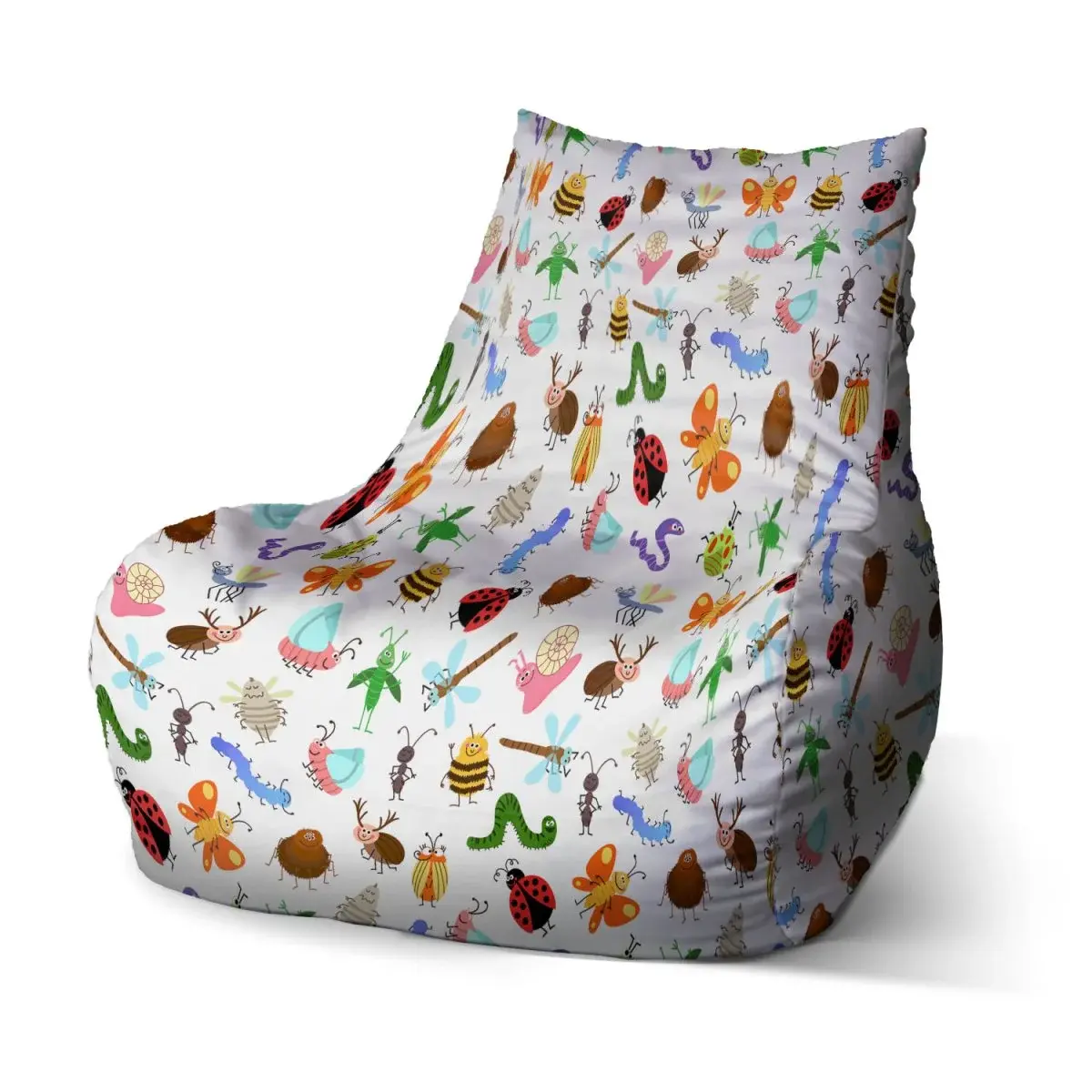 Sedací vak Bean Hmyz - 100 x 90 x 45 cm