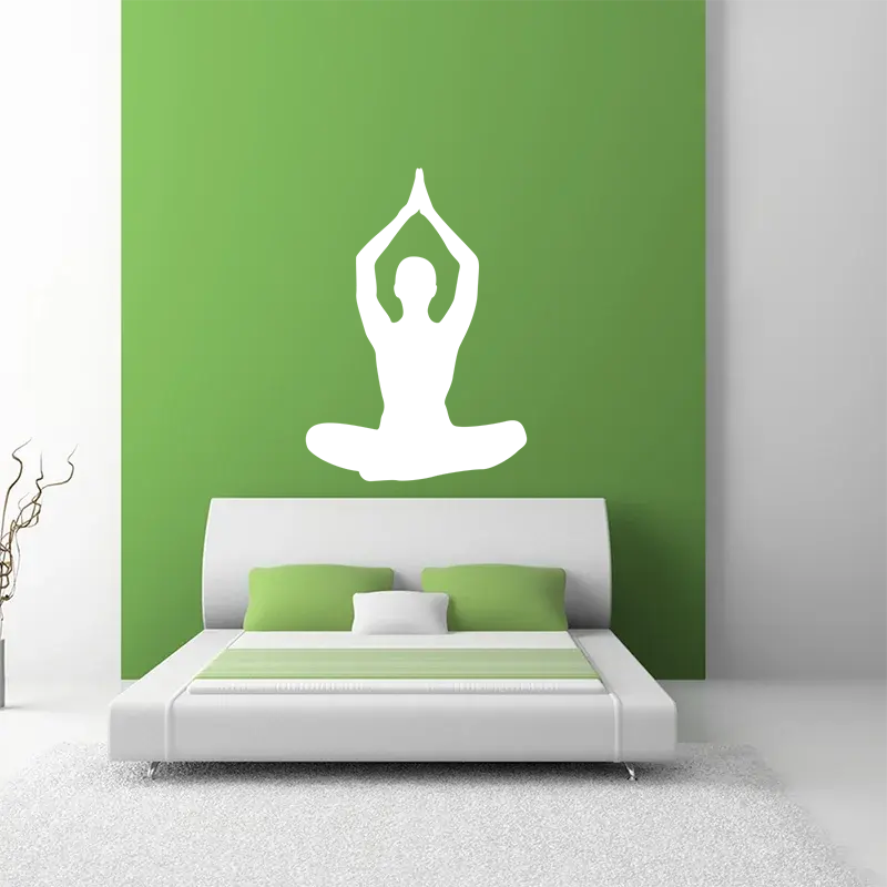 Samolepka na zeď: Meditace - 90x65 cm