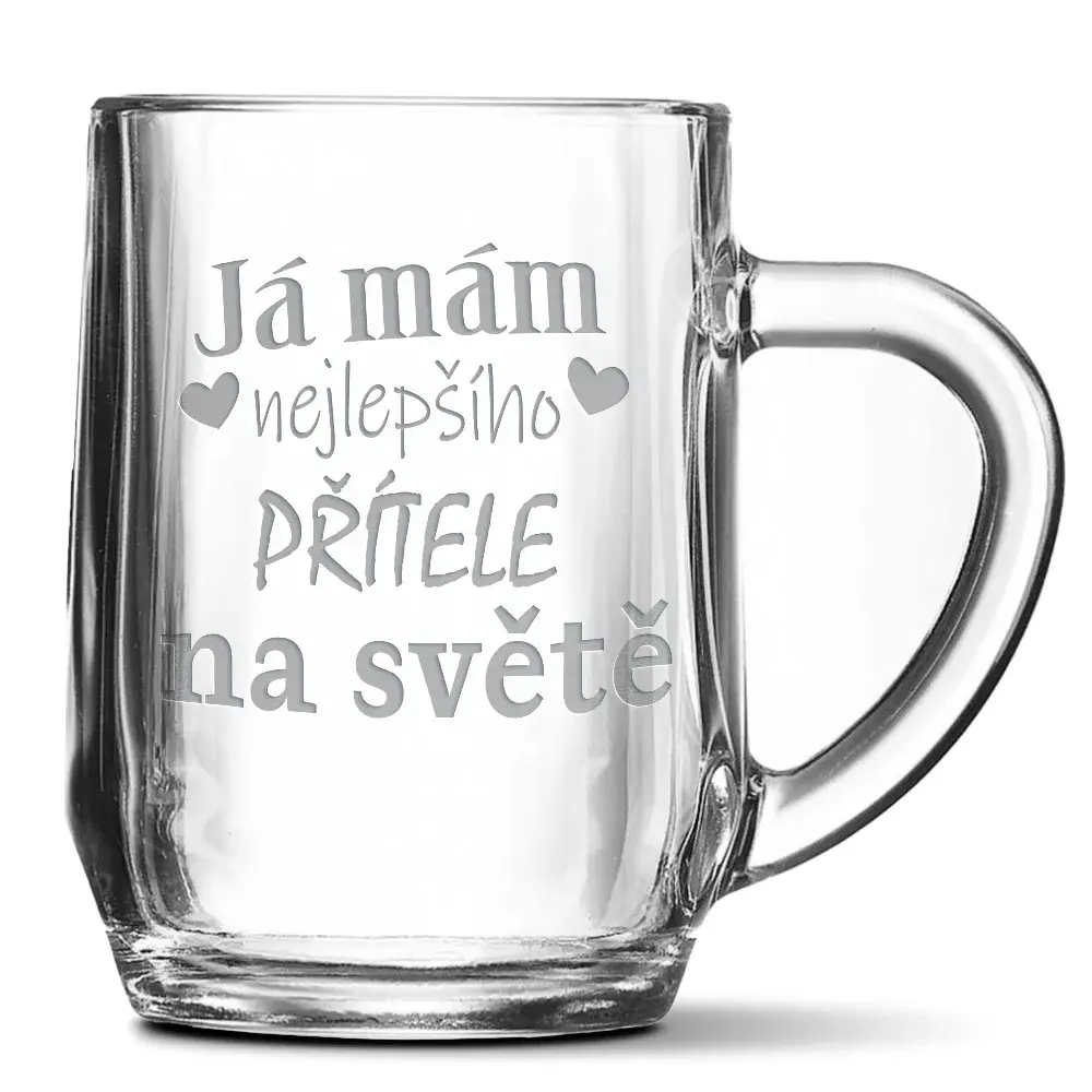 Půllitr Já mám nejlepšího přítele na světě: 0,5