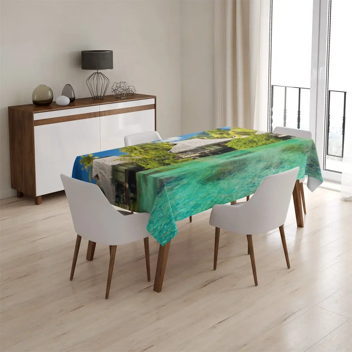 Ubrus Chatky na moři - 145x240 cm