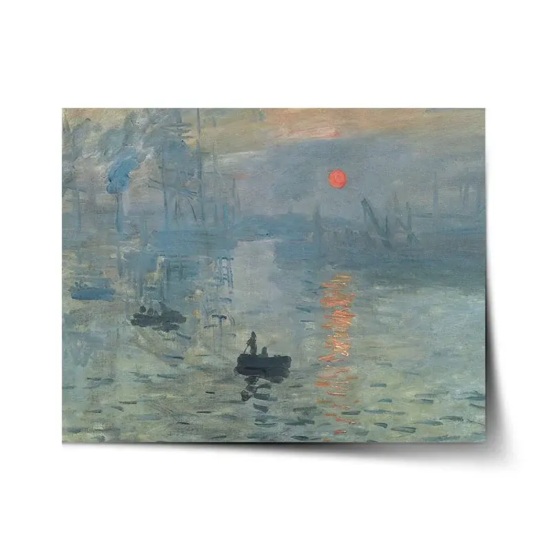 Plakát Imprese, východ slunce - Claude Monet - 120x80 cm