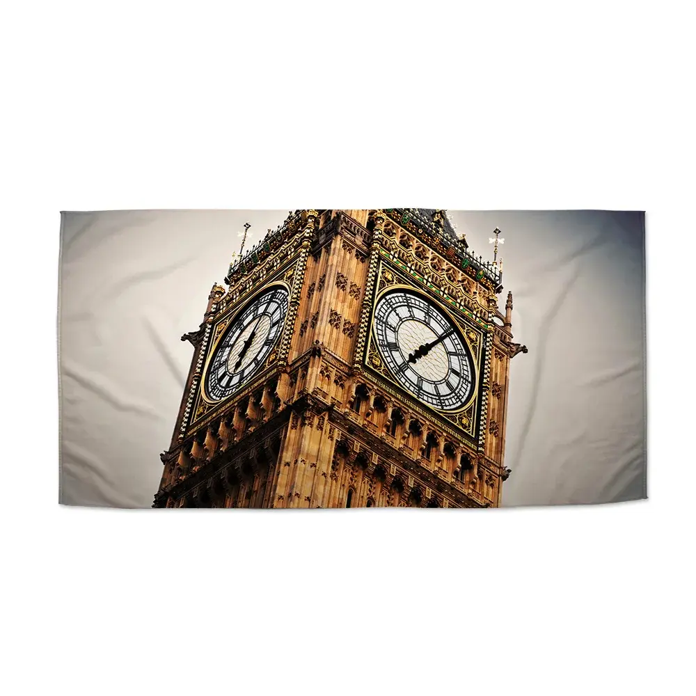 Ručník Clock tower - 50x100 cm