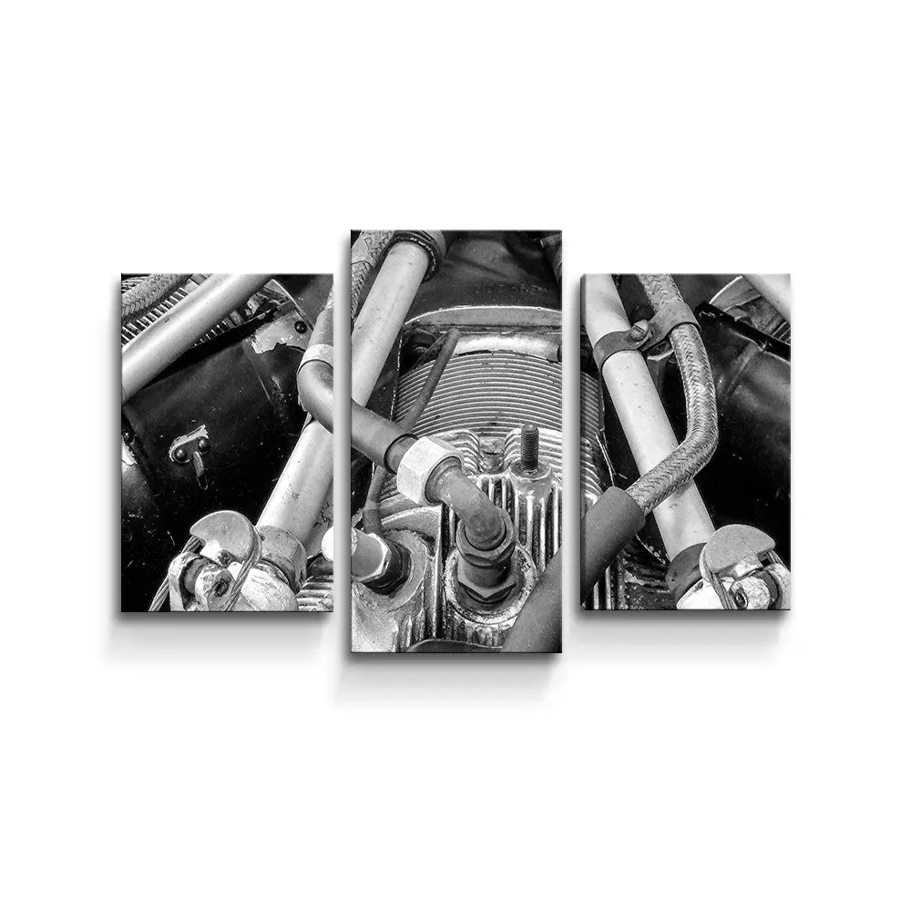 Obraz - 3-dílný Motor - 75x50 cm