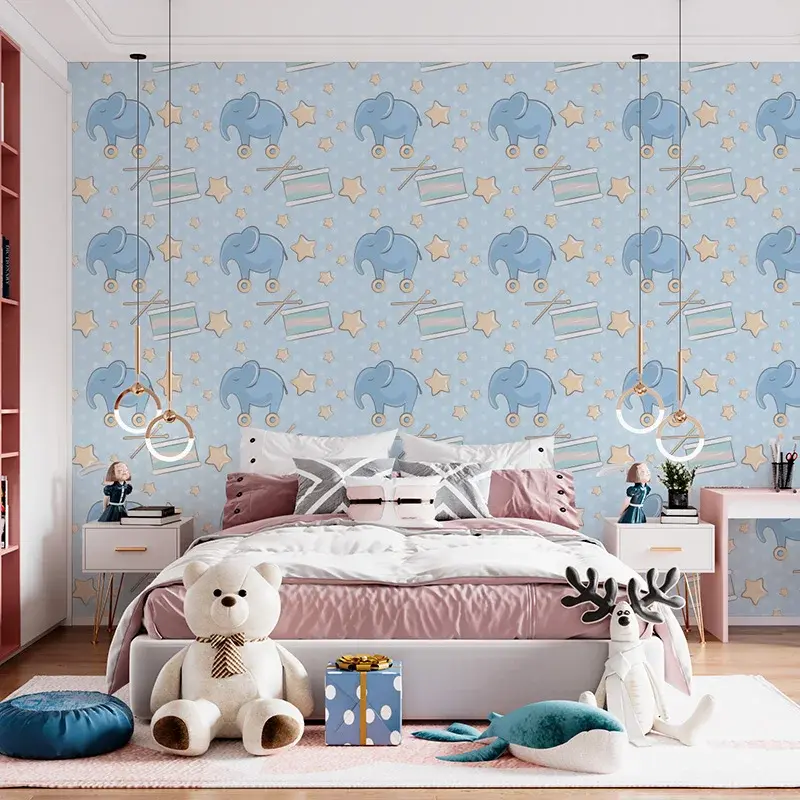 Tapeta Bubny a sloni - 336x220 cm