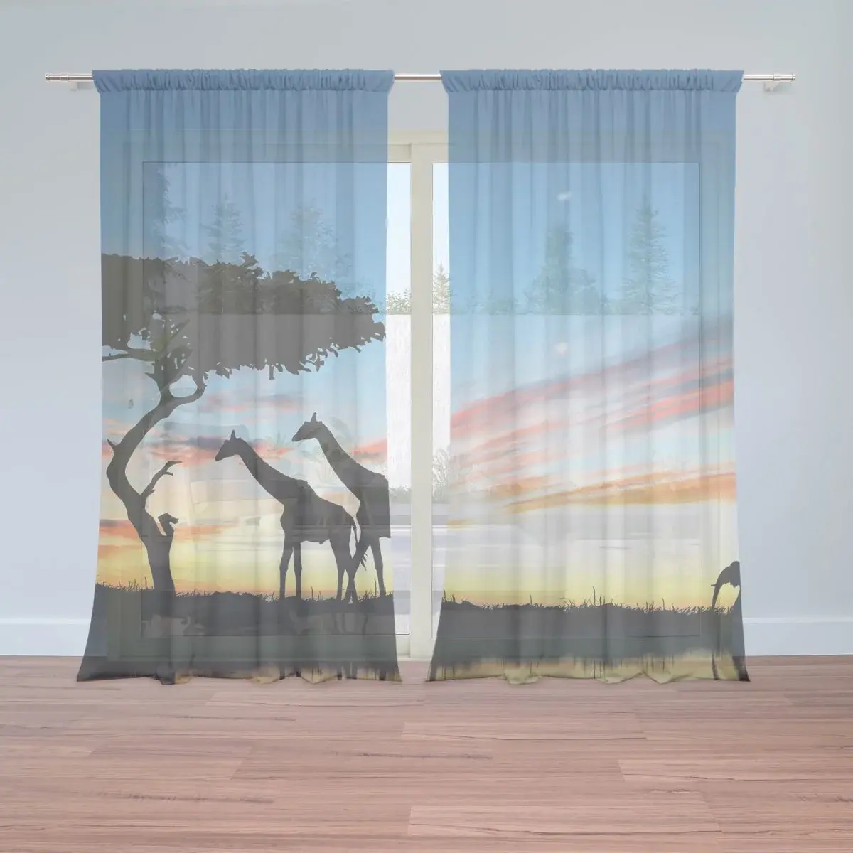 Záclony Sahara: 2ks 150x250cm