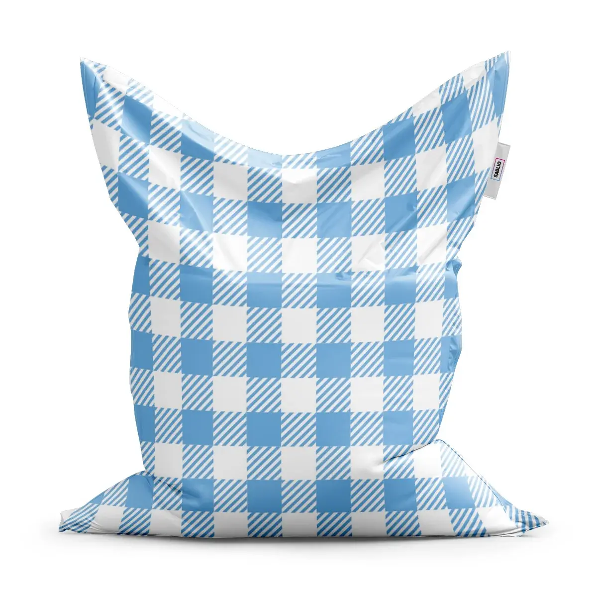 Sedací vak Classic Košilový vzor - 200x140 cm