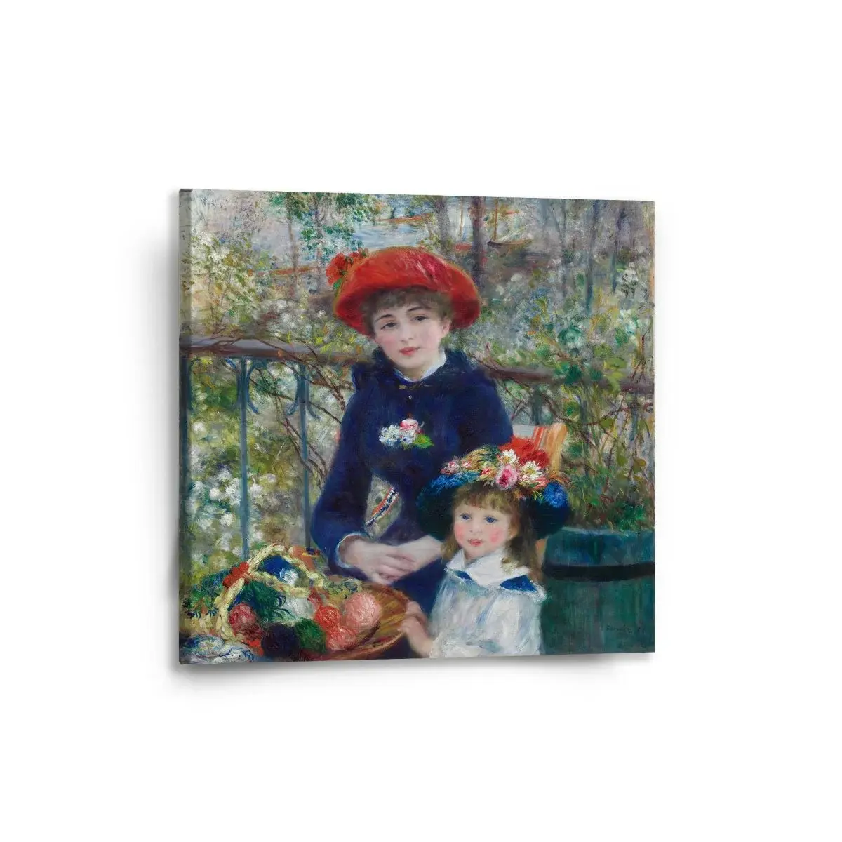 Obraz Dvě sestry (Na Terase) - Pierre-Auguste Renoir - 50x50 cm