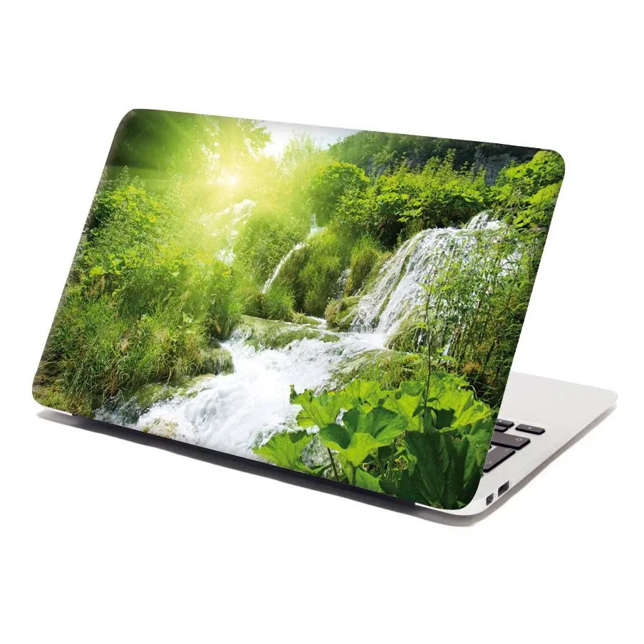 Samolepka na notebook Kaskádovitý vodopád - 38x26 cm