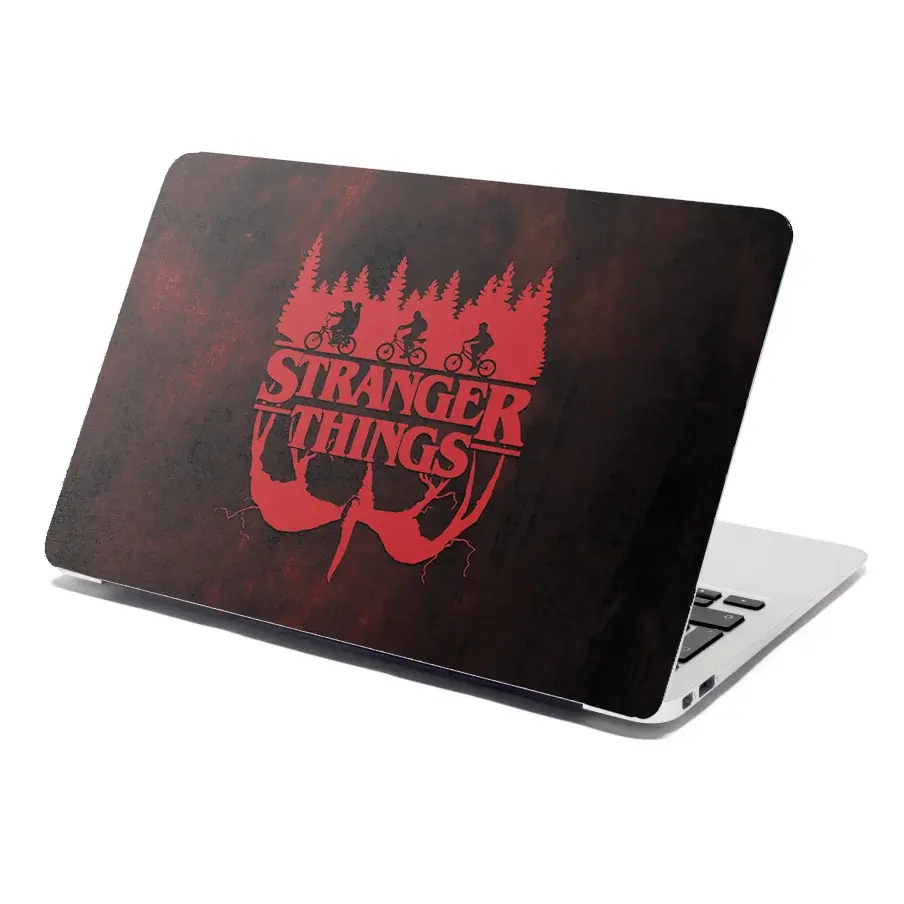 Samolepka na notebook Stranger Things Red - 38x26 cm