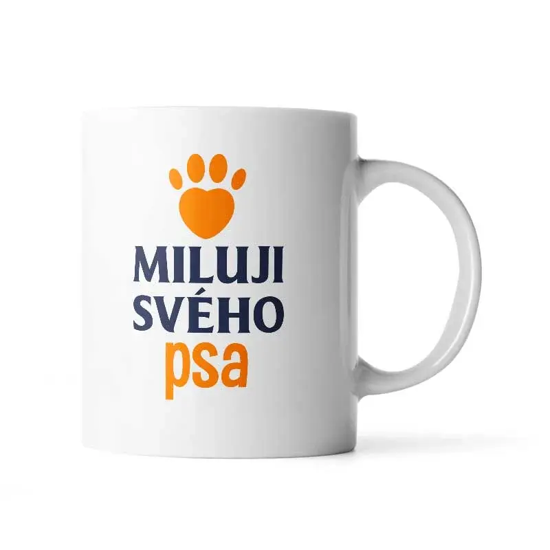 Hrnek Miluji svého psa - 890 ml - XXL