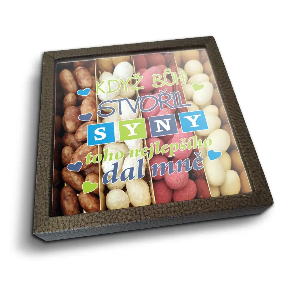 Mandle v čokoládě Když Bůh stvořil syny - 4x 80g