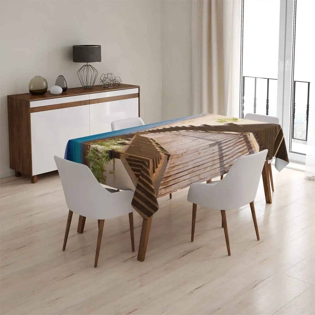 Ubrus Chodníček na pláž - 90x90 cm