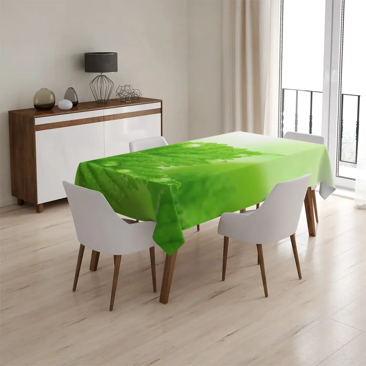 Ubrus Listy 2 - 90x90 cm