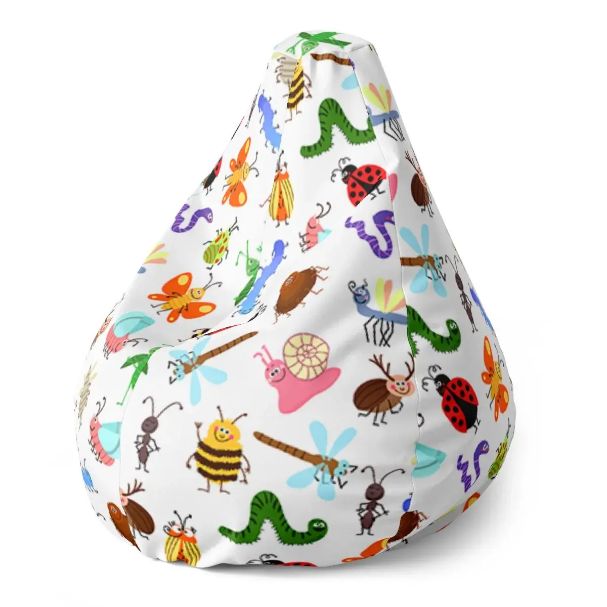 Sedací vak Pear Hmyz - 70 x 95 x 15 cm