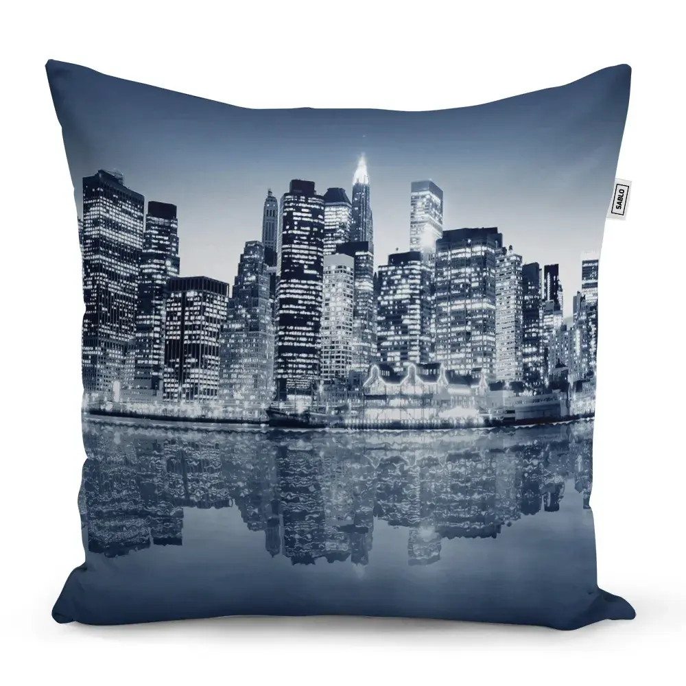 Polštář Noční New York - 60x60 cm