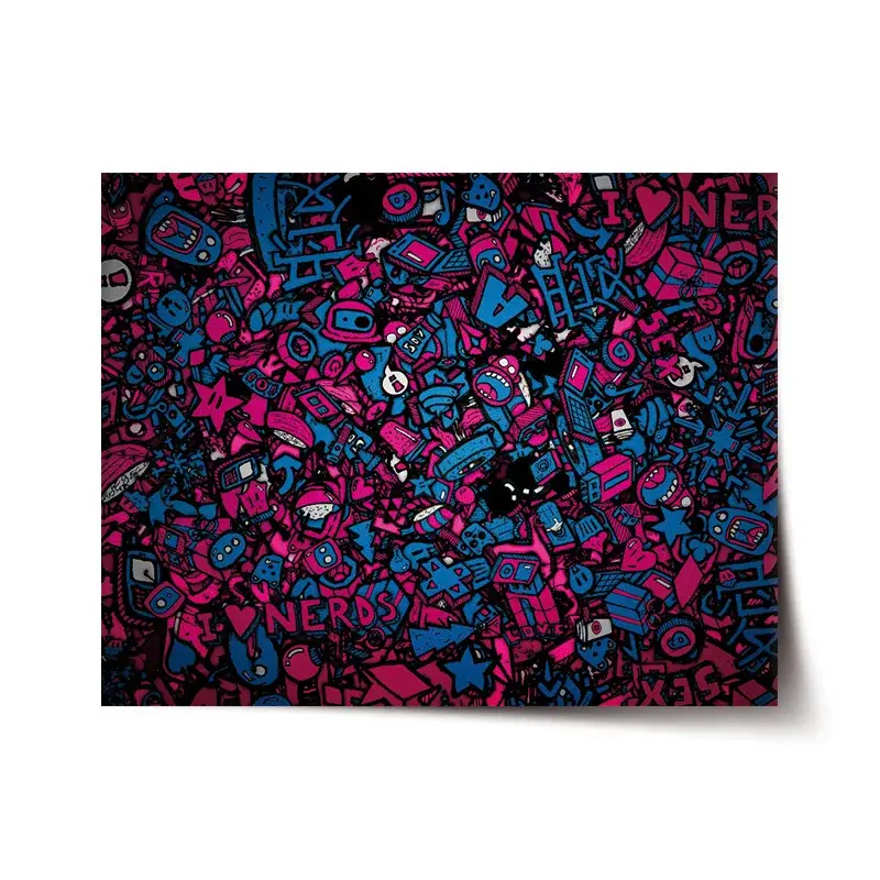 Plakát Kreslené obrázky - 60x40 cm