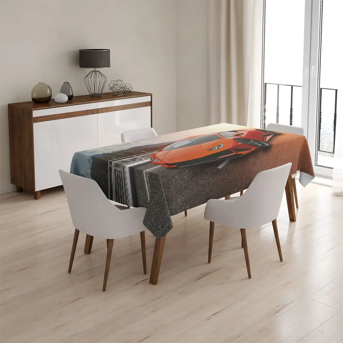 Ubrus Sportovní auto 3 - 130x130 cm