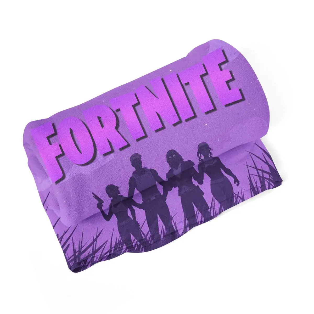 Deka FORTNITE Fialová silueta - 190x140 cm