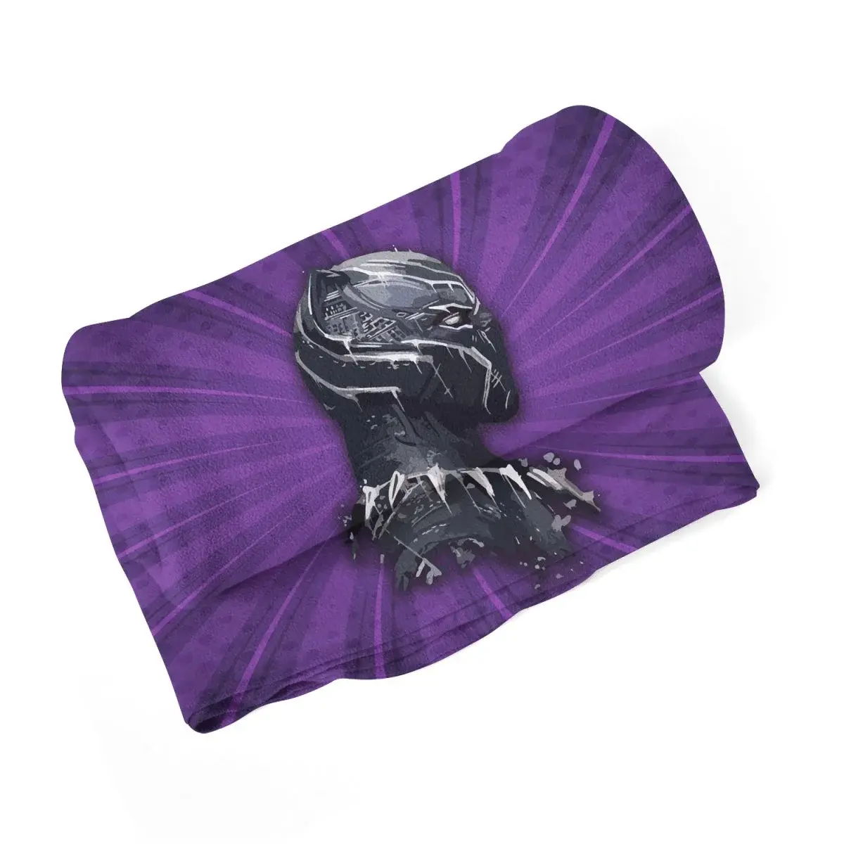 Deka BLACK PANTHER z profilu Fialový - 150x120 cm