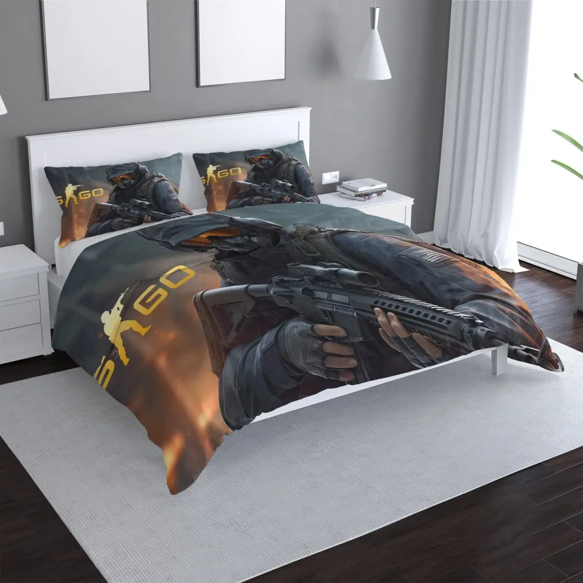 Povlečení CS:GO Voják 2 - 140x220 / 90x70