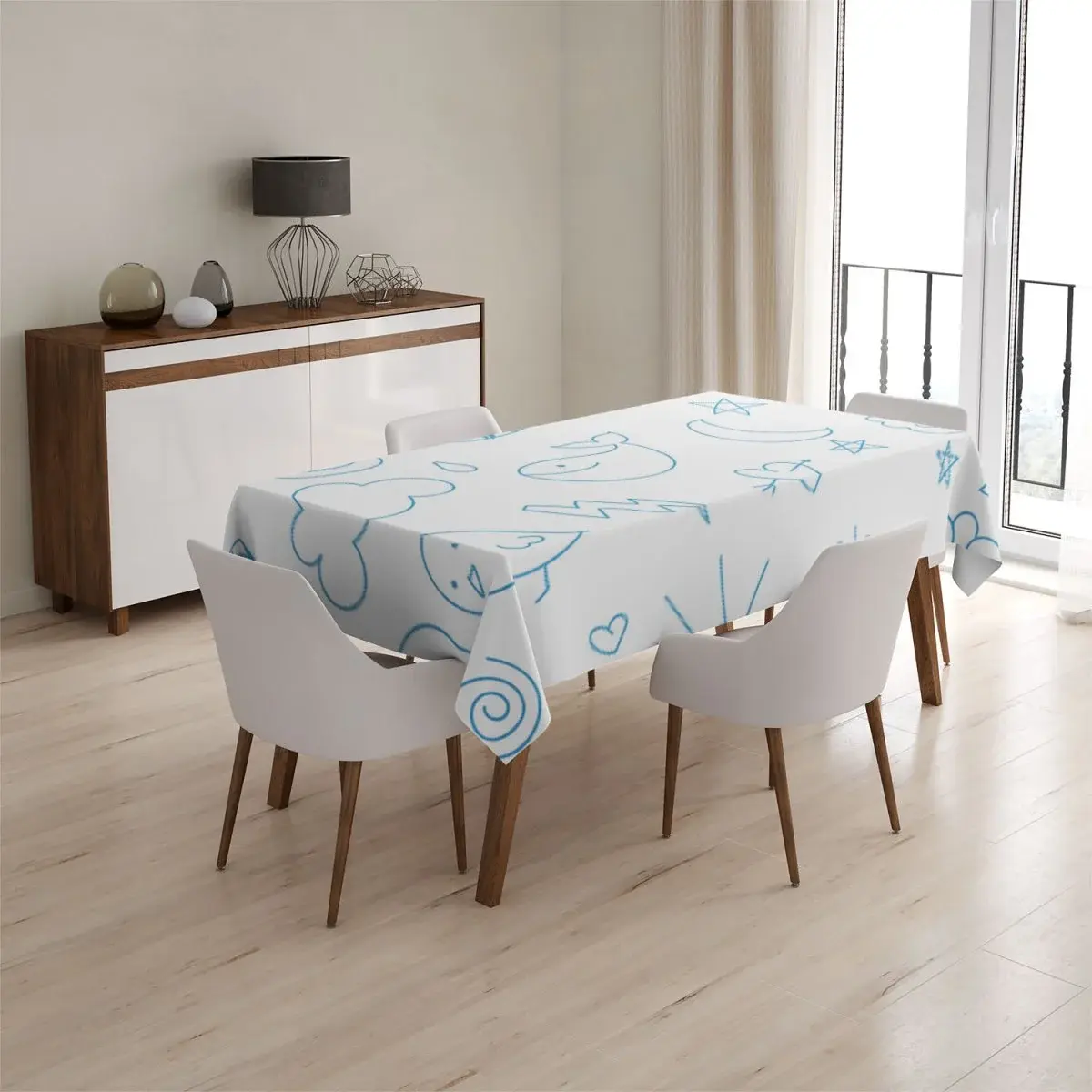 Ubrus Kreslení nejmenších - 90x90 cm