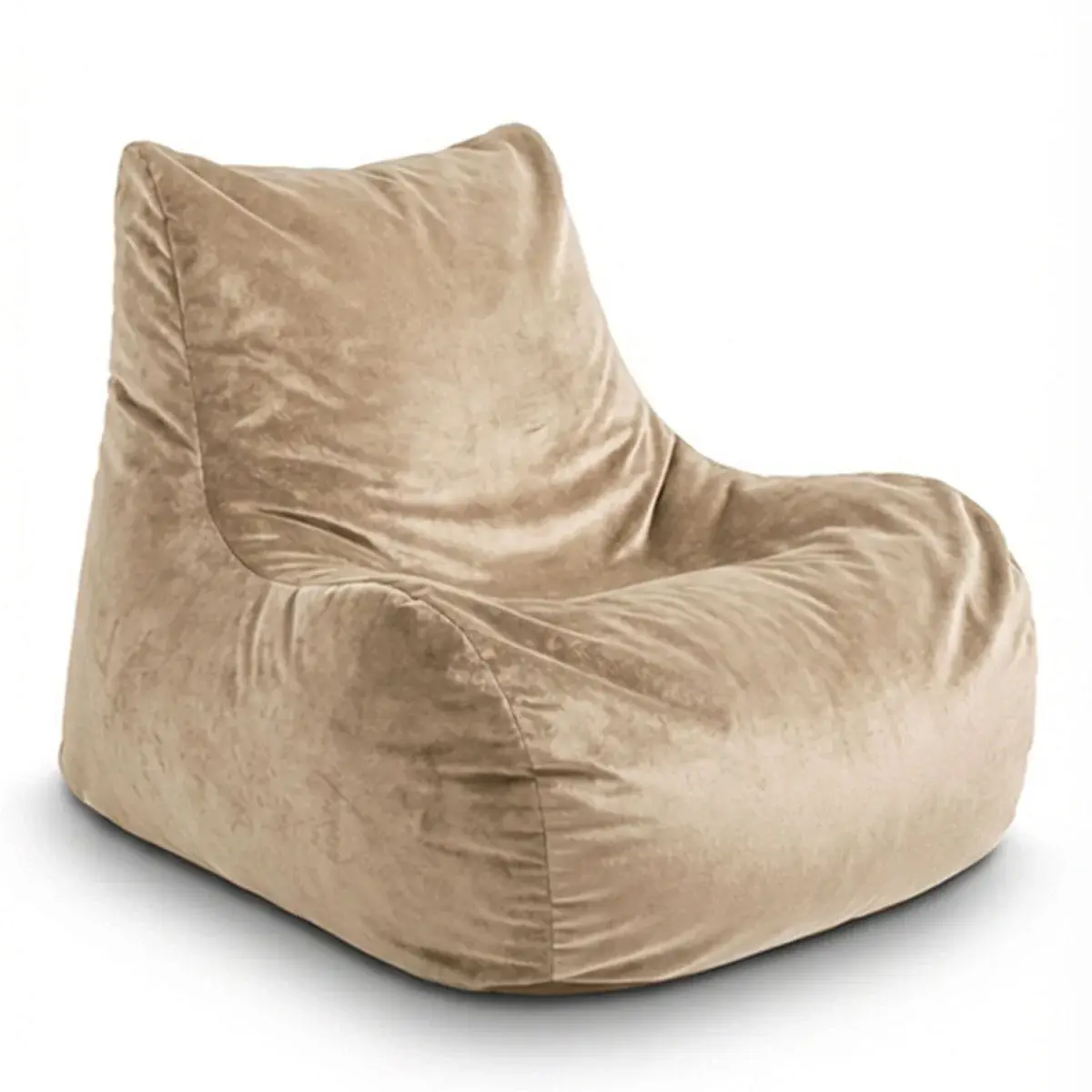 Sedací vak Bean SOFTY - Sand - 100 x 90 x 45 cm