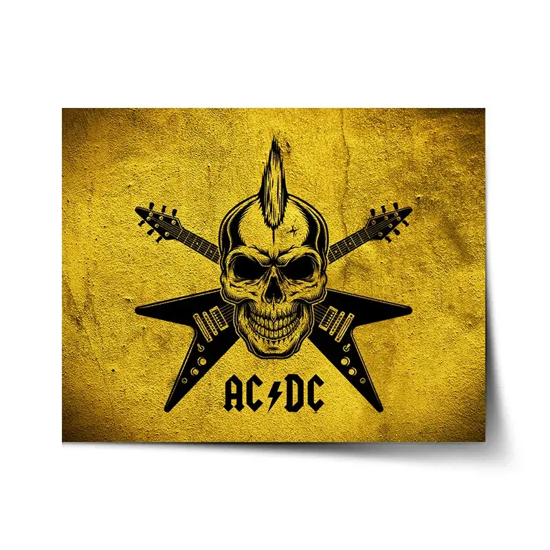 Plakát ACDC Lebka - 60x40 cm