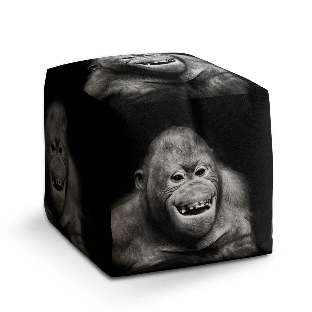 Taburet Cube Orangutan - 50x50x50 cm