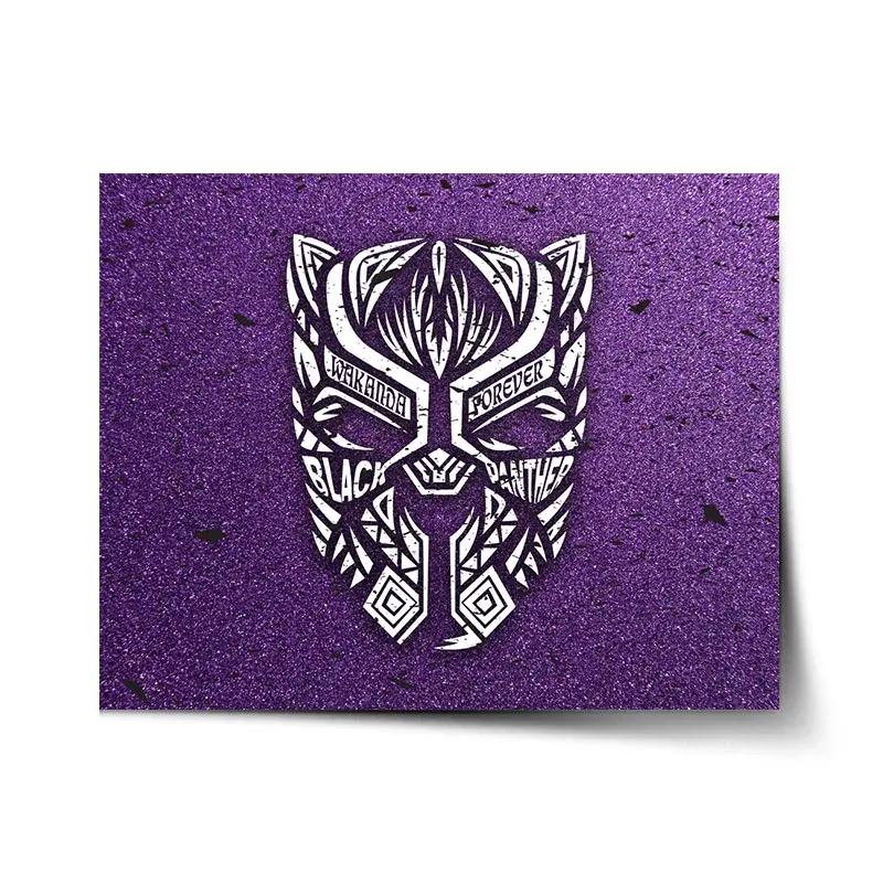 Plakát BLACK PANTHER wakanda forever Bílý - 60x40 cm