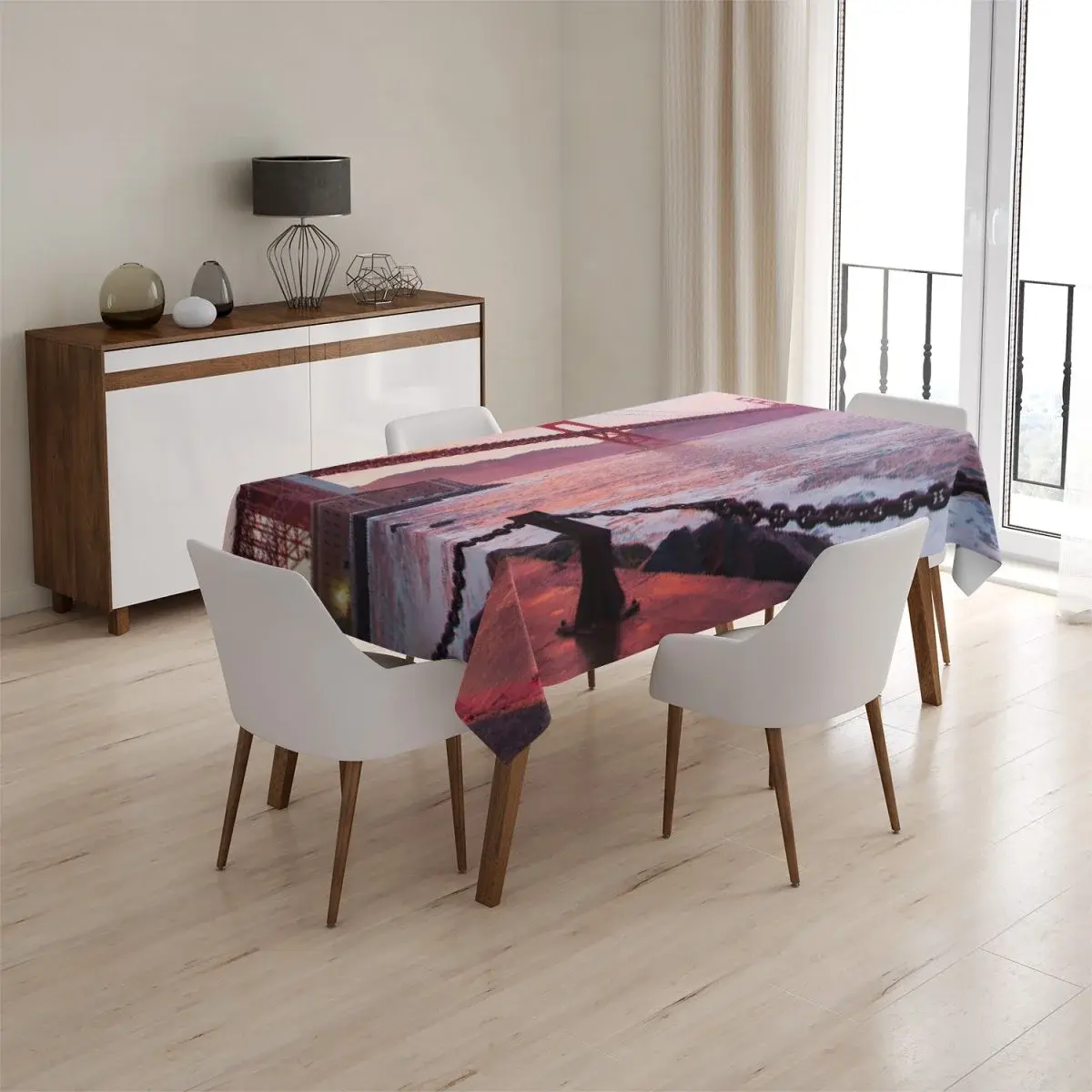 Ubrus Golden Gate - 90x90 cm