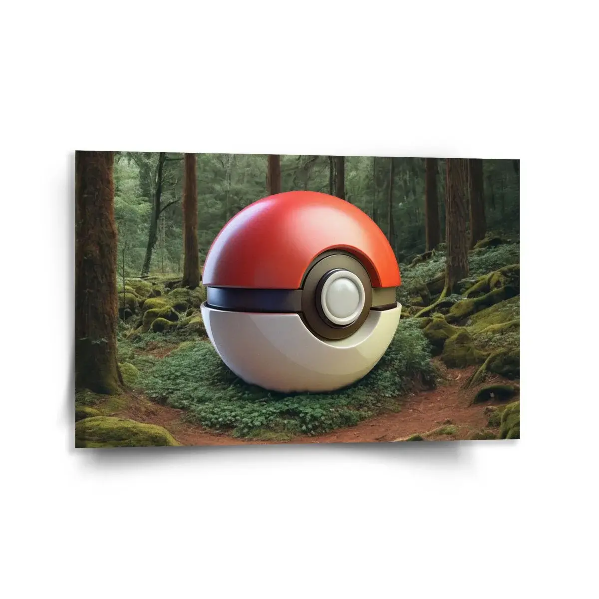 Obraz Pokemon ball Les - 120x80 cm