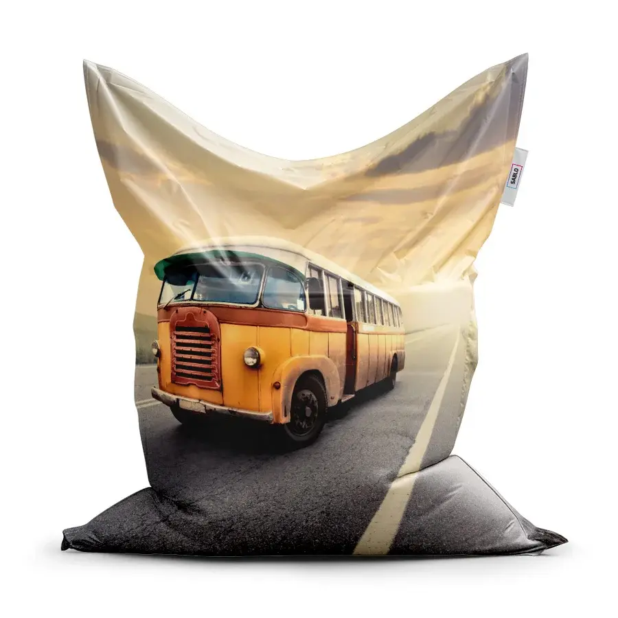 Sedací vak Classic Autobus veterán - 150x100 cm